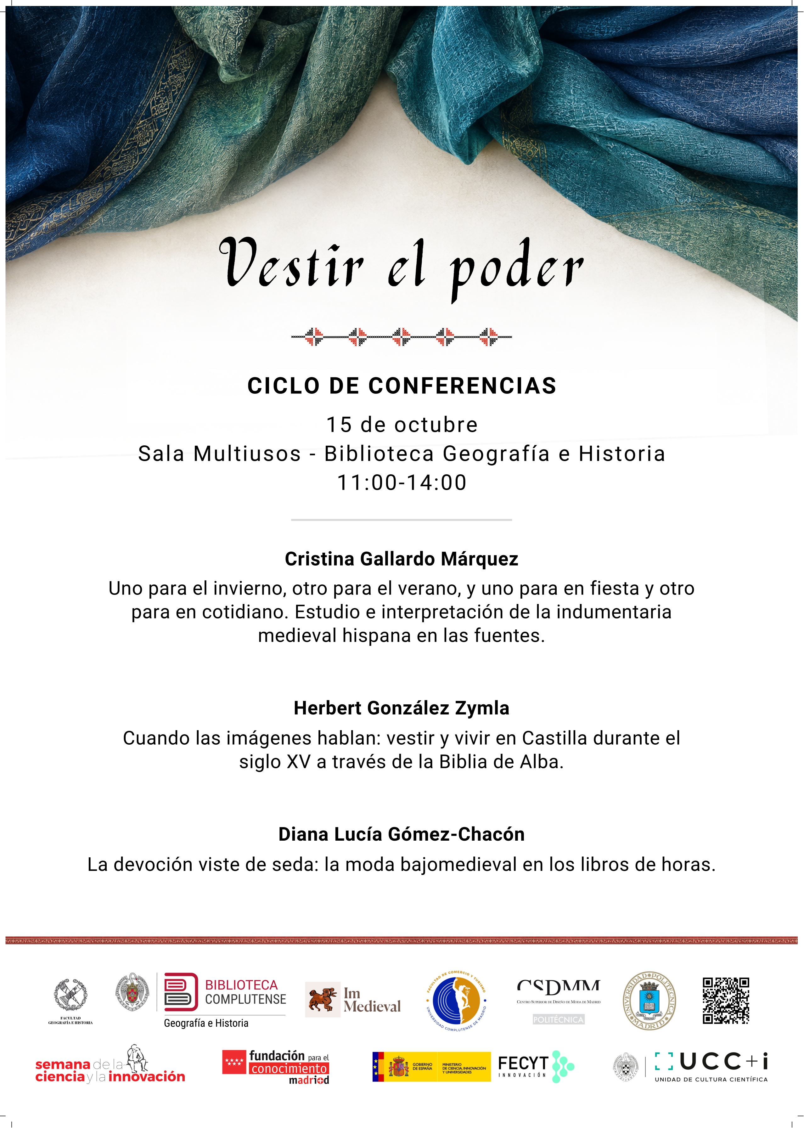 CONFERENCIAS VESTIR EL PODER
